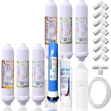 Panda Water Kapalı Kasa Su Arıtma Cihazı 5li Filtre Seti + 3lü Filtre Seti + 7 Deresek + 1 Tee + 1m Hurtum