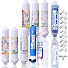 Panda Water Kapalı Kasa Su Arıtma Cihazı 5li Filtre Seti + 3lü Filtre Seti + 8 Lik Miniral + 7 Deresek + Tee