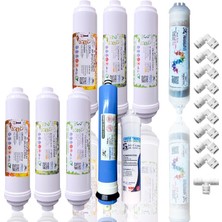 Panda Water Kapalı Kasa Su Arıtma Cihazı 5li Filtre Seti + 3lü Filtre Seti + 9 Lik Miniral + 7 Deresek + Tee