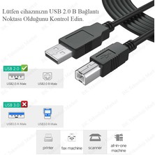 Gabble Yazıcı Kablosu USB YK05 5m