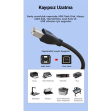 Gabble Yazıcı Kablosu USB YK05 5m