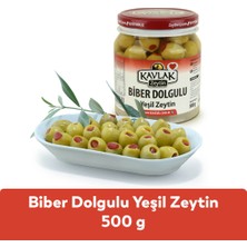 Kavlak Biber Dolgulu Yeşil Zeytin 500 gr