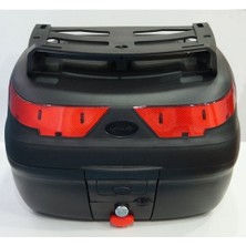 Maxem SL40 Kargo Arka Çanta + Üst Taşıma Aparatı + Sırtlık (Siyah)