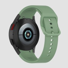 Clemon Samsung Galaxy Watch 4 5 Pro 6 40 42 43 44 45 46 47 mm Uyumlu Kavisli Tasarım Silikon Kordon