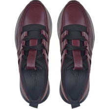 Nevzat Onay Bordo Bağcıklı Erkek Sneaker -95715-