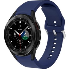 Clemon Samsung Galaxy Watch 4 5 Pro 6 40 42 43 44 45 46 47 mm Uyumlu Kavisli Tasarım Silikon Kordon