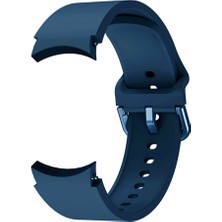 Clemon Samsung Galaxy Watch 4 5 Pro 6 40 42 43 44 45 46 47 mm Uyumlu Kavisli Tasarım Silikon Kordon