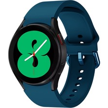 Clemon Samsung Galaxy Watch 4 5 Pro 6 40 42 43 44 45 46 47 mm Uyumlu Kavisli Tasarım Silikon Kordon
