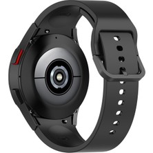 Clemon Samsung Galaxy Watch 4 5 Pro 6 40 42 43 44 45 46 47 mm Uyumlu Kavisli Tasarım Silikon Kordon