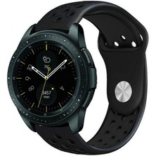 Clemon Samsung Galaxy Watch 4 40-42-44-46MM Watch 540 -44-Pro 45MM Uyumlu Delikli Spor Silikon 20 mm Kordon