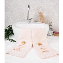 Baveno Home %100 Pamuk Ikili 40X66 cm Nakışlı Desenli El&yüz Havlu/havlu Seti