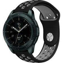 Clemon Samsung Galaxy Watch 4 40-42-44-46MM Watch 540 -44-Pro 45MM Uyumlu Delikli Spor Silikon 20 mm Kordon