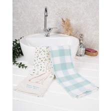 Baveno Home %100 Pamuk Ikili 40X66 cm Nakışlı Desenli El&yüz Havlu/havlu Seti