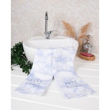 Baveno Home %100 Pamuk Ikili 40X66 cm Nakışlı Desenli El&yüz Havlu/havlu Seti
