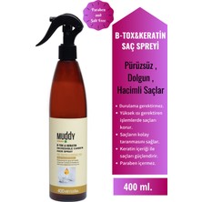 Muddy B-Tox & Keratin Onarıcı Acil Bakım Spreyi Incredible Carbon Spray 400 ml x 3