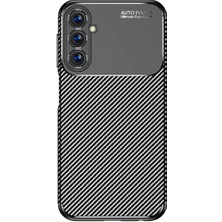 Case Street Samsung Galaxy A25 Kılıf Negro Karbon Kamera Korumalı Silikon Lüx+Nano Siyah