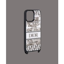 Dukkan Case Desenli Askılı Telefon Kılıfı - DK156 - iPhone 15 Pro