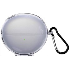 Case Street Huawei Freeclip Kılıf Model Uyumlu Mat Silikon Soft Kancalı Sf7 Şeffaf