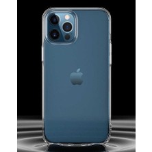 Coolacs Apple iPhone 12 Pro ile Uyumlu Kılıf Yüksek Korumalı Sert Şeffaf Kapak