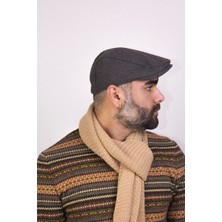 Bay Şapkacı Erkek Kasket Şapka-GRI-9834