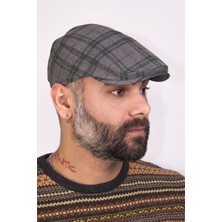 Bay Şapkacı Erkek Kasket Şapka-YESIL-9952