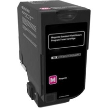 Zebra Toner Lexmark CX725 Kırmızı Muadil Toner