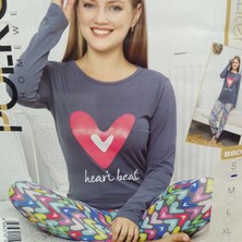 Gonca Concept Kadın Interlok Uzun Kol Pijama Takımı
