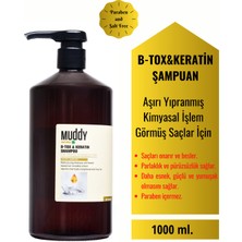 Muddy 3 Lü Saç B-Tox Seti (B-Tox Keratin Maske Hediyeli)