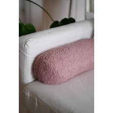 Sevara Dekor Teddy Silindir Yastık Gül Kurusu