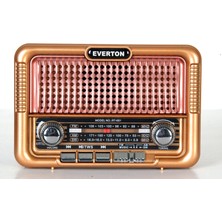 Everton RT-651 Orta Boy Solar Güneş Enerjili Bluetooth, Nostalji , Fm/am/sw 3 Band Radyo ,usb, Sd ,aux Müzik Kutusu