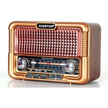 Everton RT-651 Orta Boy Solar Güneş Enerjili Bluetooth, Nostalji , Fm/am/sw 3 Band Radyo ,usb, Sd ,aux Müzik Kutusu