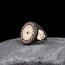 Takı925 Turan Yüzüğü Türk Boyları Bayrağı 925 Ayar Gümüş Yüzük