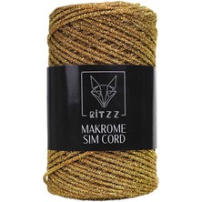 Ritzz Makrome Sim Cord 2 mm Koyu Gold