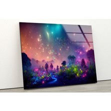 Myphotostation Pandora Galaxy Temperli Cam Duvar Tablosu