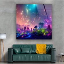 Myphotostation Pandora Galaxy Temperli Cam Duvar Tablosu