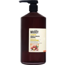 Muddy Zayıf Kuru Nemini Kaybetmiş Saçlara Cabın Argan&keratin Şampuan 1000 ml x 3