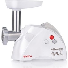 Arnıca Promeat Grande Et Kıyma Makinesi 1400 W, 2 Farklı Paslanmaz Çelik Kıyıcı Silindir ( Ayna ) *sosis , Sucuk Hunisi *geniş Tepsi *paslanmaz Çelik Bıçak *içli Köfte Aparatı