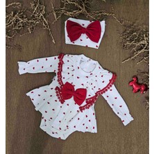 Erv Avm  Minicayzen Kalpli Dantelli Romper