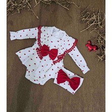 Erv Avm  Minicayzen Kalpli Dantelli Romper