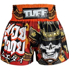 Tuff Muay Thai Boxing Shorts Samurai Skull