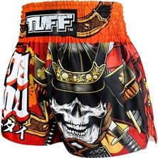 Tuff Muay Thai Boxing Shorts Samurai Skull