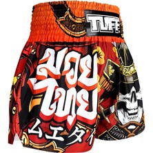 Tuff Muay Thai Boxing Shorts Samurai Skull