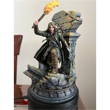 Turansoy Craft Aragorn Ölüler Yolu'nda Yüzüklerin Efendisi Lotr 20 cm Boyalı Figür (Büyük Boy)