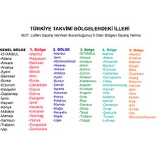 Kitap Takipçileri 2024 Yılı Türkiye Takvimi 365 Gün Yapraklı Duvar Takvimi Blok Ayasofya Manzara Karton