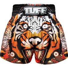 Tuff Muay Thai Boxing Shorts Orange Roaring Tiger