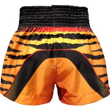 Tuff Muay Thai Boxing Shorts Orange Roaring Tiger