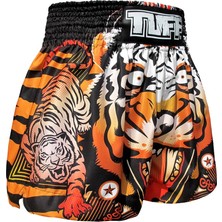 Tuff Muay Thai Boxing Shorts Orange Roaring Tiger