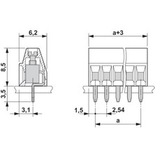 Phoenix Contact Pcb Klemens - Mpt 0,5/ 7-2,54 Standart