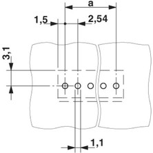 Phoenix Contact Pcb Klemens - Mpt 0,5/ 5-2,54 Standart