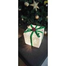 Kordelya Design Yılbaşı Ağacı Altı LED Işıklı Kutu